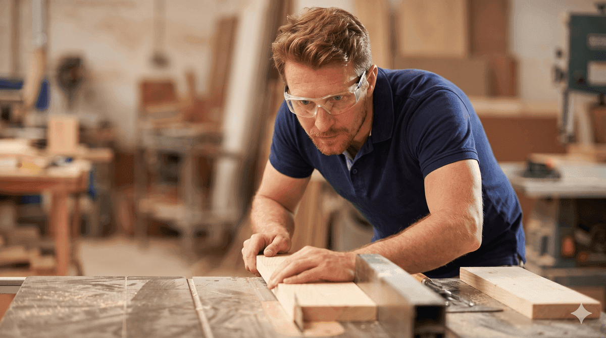 Handyman at work