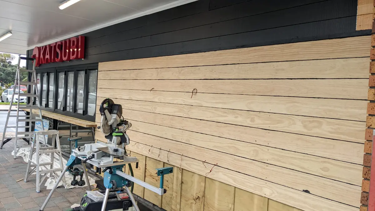 Cladding repair - BEFORE