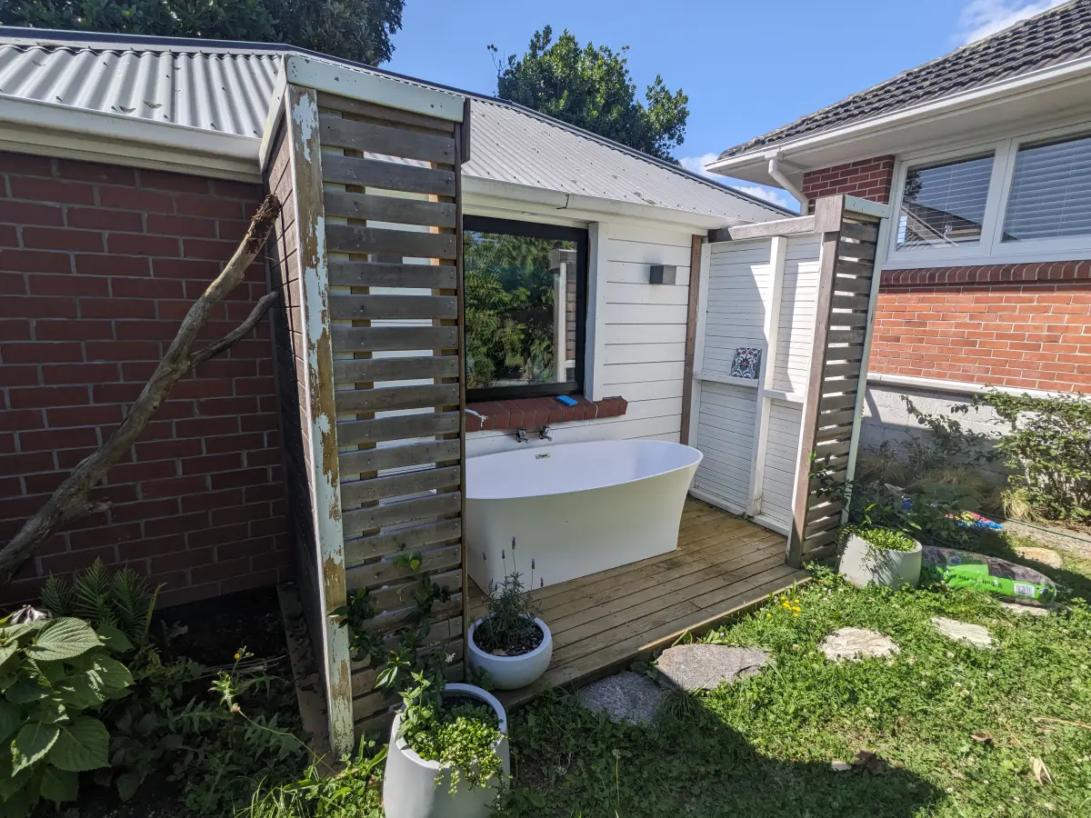 Outdoor patio - BEFORE