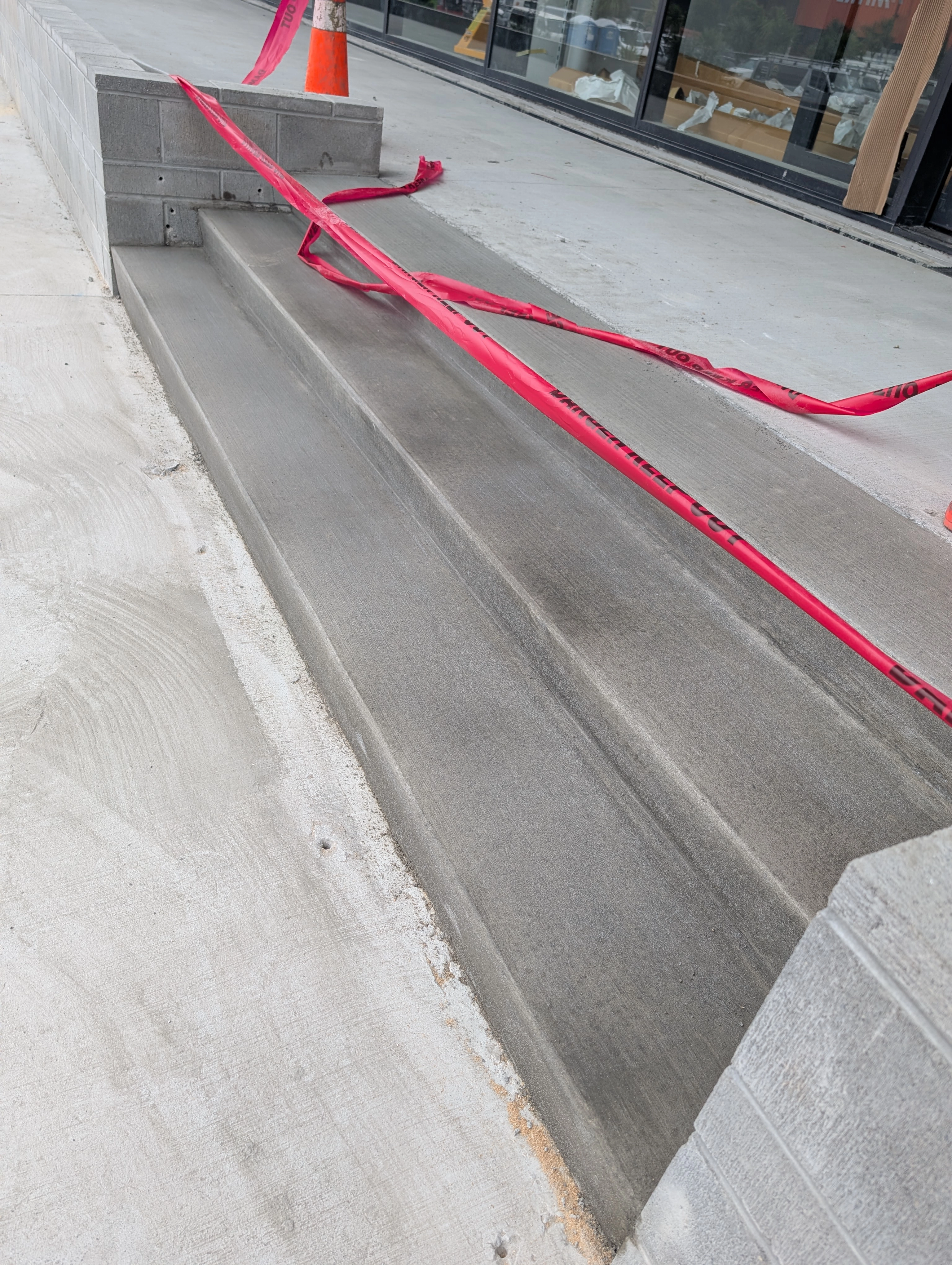 Concrete steps - Westgate